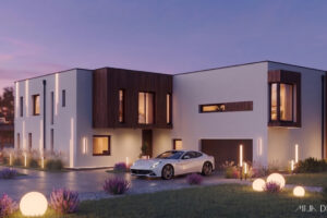 Facade Design For a Modern Luxury Home